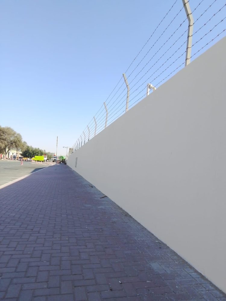 Villa exterior and boundary wall project